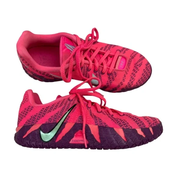 Nike Ja 3 GS “Max Volume” Sneakers | Women’s 7 / Youth 5.5Y | Hyper Pink - Picture 3 of 9